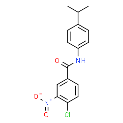 4-Chloro-N-(4-isopropylphenyl)-3-nitrobenzamide结构式