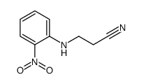 3-[(2-Nitrophenyl)amino]propanenitrile结构式