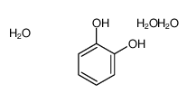 benzene-1,2-diol,trihydrate Structure
