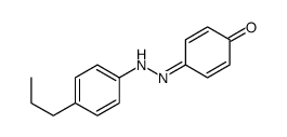 4-[(4-propylphenyl)hydrazinylidene]cyclohexa-2,5-dien-1-one Structure