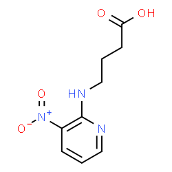 4-((3-Nitropyridin-2-yl)amino)butanoic acid structure