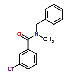 N-Benzyl-3-chloro-N-methylbenzamide structure