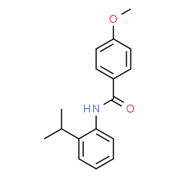 N-(2-isopropylphenyl)-4-methoxybenzamide结构式