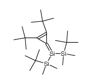 1,2-di-tert-butyl-4,4-bis(tert-butyldimethylsilyl)-4-silatriafulvene结构式