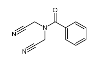 N,N-bis(cyanomethyl)benzamide结构式