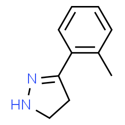 1H-Pyrazole,4,5-dihydro-3-(2-methylphenyl)- Structure