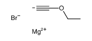 magnesium,ethynoxyethane,bromide Structure