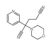 2-morpholin-4-yl-2-pyridin-3-yl-pentanedinitrile结构式