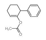 (6-phenyl-1-cyclohexenyl) acetate结构式