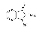 1H-Inden-1-one,2-amino-2,3-dihydro-3-hydroxy- Structure
