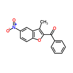 (3-Methyl-5-nitro-1-benzofuran-2-yl)(phenyl)methanone Structure