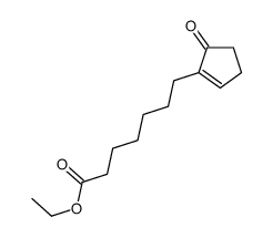 ethyl 7-(5-oxocyclopenten-1-yl)heptanoate结构式