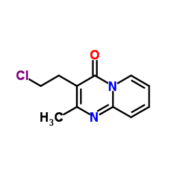 3-(2-氯乙基)-2-甲基-4H-吡啶并[1,2-a]嘧啶-4-酮结构式