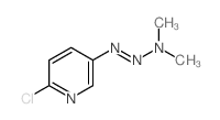 Pyridine,2-chloro-5-(3,3-dimethyl-1-triazen-1-yl)- Structure
