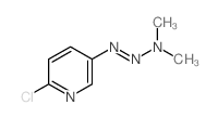 Pyridine,2-chloro-5-(3,3-dimethyl-1-triazen-1-yl)- structure