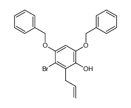 2-allyl-4,6-bis(benzyloxy)-3-bromophenol Structure