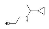 2-(1-cyclopropyl-ethylamino)-ethanol结构式