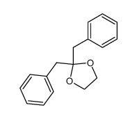 1,3-diphenyl-2-propanone ethylene acetal Structure