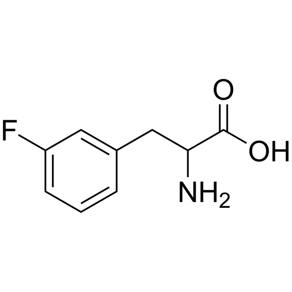 3-Fluoro-DL-phenylalanine structure