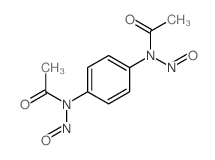 N-[4-(acetyl-nitroso-amino)phenyl]-N-nitroso-acetamide Structure