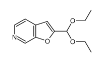 2-(diethoxymethyl)furo[2,3-c]pyridine结构式