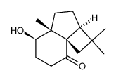 5α-hydroxy-15-norpanasinsan-8-one Structure