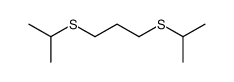 1,3-bis(propan-2-ylsulfanyl)propane结构式