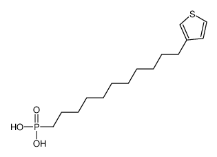 11-thiophen-3-ylundecylphosphonic acid Structure