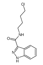 N-(4-chlorobutyl)-1H-indazole-3-carboxamide结构式