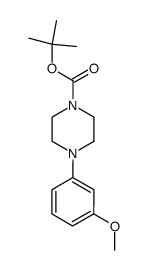 tert-butyl 4-(3-methoxylphenyl)piperazine-1-carboxylate结构式