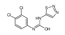 1-(3,4-dichlorophenyl)-3-(thiadiazol-5-yl)urea结构式