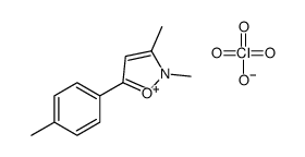 2,3-dimethyl-5-(4-methylphenyl)-1,2-oxazol-2-ium,perchlorate Structure
