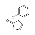 1-PHENOXYPHOSPHOLENE1-OXIDE Structure