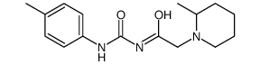 N-[(4-methylphenyl)carbamoyl]-2-(2-methylpiperidin-1-yl)acetamide结构式