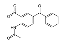 4-Benzoyl-2-nitro acetanilide结构式