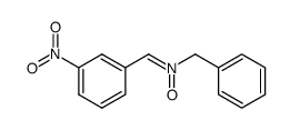 N-(3-nitrophenylmethylene)benzylamine-N-oxide结构式