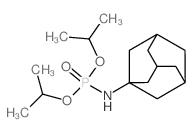 Phosphoramidic acid,tricyclo[3.3.1.13,7]dec-1-yl-, bis(1-methylethyl) ester (9CI) Structure