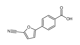 5-(4-carboxyphenyl)-2-furancarbonitrile结构式