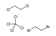 1,2-dibromoethane,1,2-dichloroethane,tetrachloromethane结构式