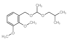 Benzene,1,2-dimethoxy-3-[[1-(2-methylpropoxy)ethoxy]methyl]- structure