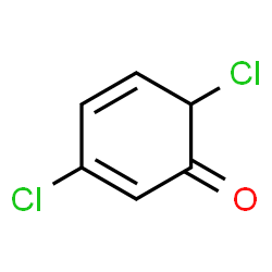 2,4-Cyclohexadien-1-one,3,6-dichloro-(9CI) structure