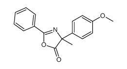 5(4H)-Oxazolone,4-(4-methoxyphenyl)-4-methyl-2-phenyl- picture