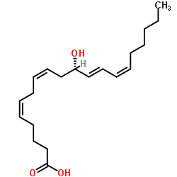 11-hydroxy-5,8,12,14-eicosatetraenoic acid Structure