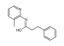 N-(3-methylpyridin-2-yl)-3-phenylpropanamide结构式