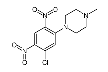 1-(5-chloro-2,4-dinitrophenyl)-4-methylpiperazine结构式