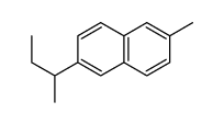 2-methyl-6-(1-methylpropyl)naphthalene structure