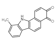 10-methyl-11H-benzo[a]carbazole-3,4-dione picture