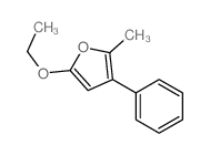 Furan,5-ethoxy-2-methyl-3-phenyl- structure