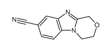 1H-[1,4]Oxazino[4,3-a]benzimidazole-8-carbonitrile,3,4-dihydro-(7CI,9CI) structure