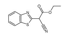 benzothiazol-2-yl-cyano-acetic acid ethyl ester结构式